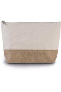 POCHETTE IN COTONE E JUTA